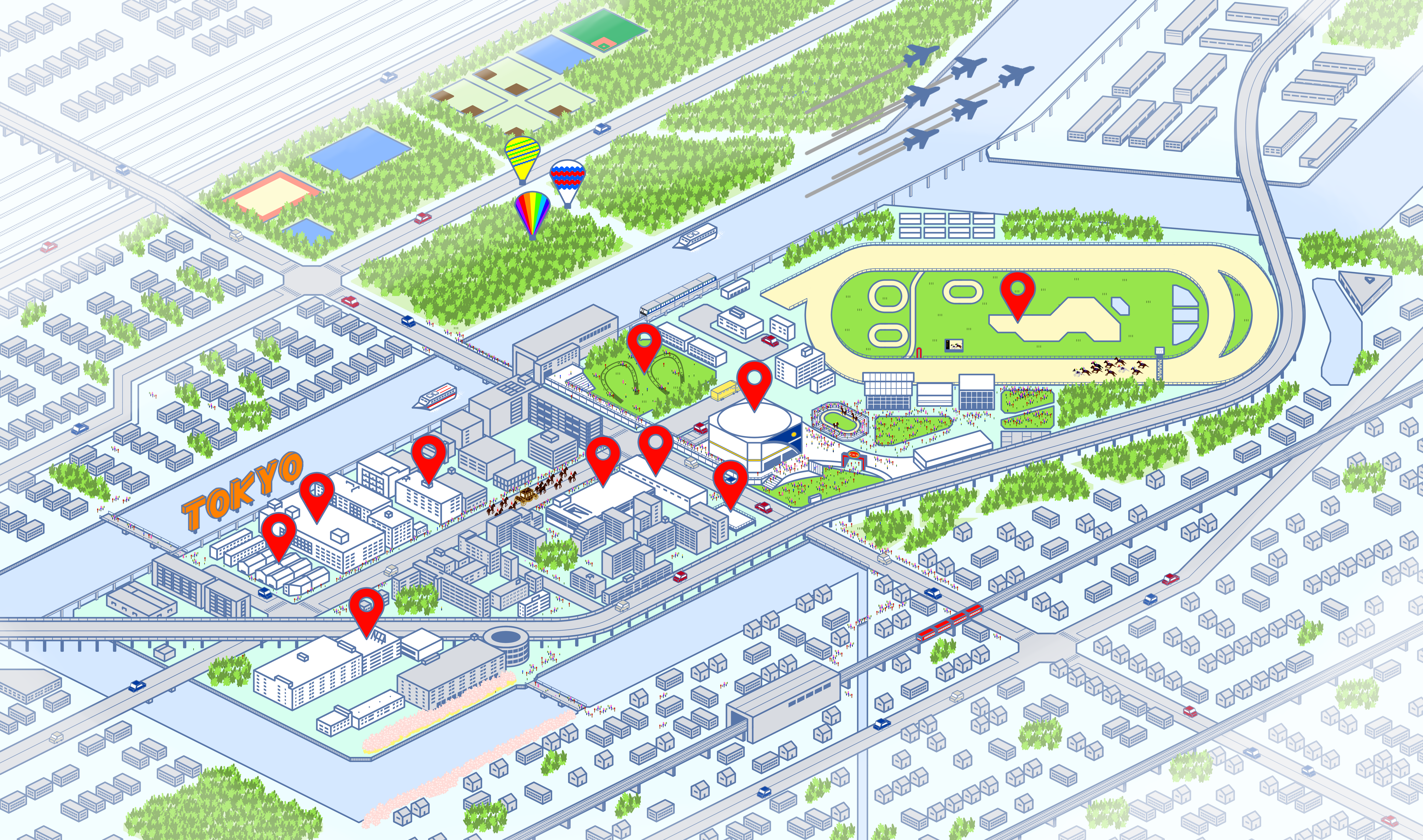 目指す未来のまちのイメージ