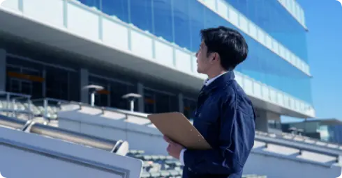 建築の業務風景